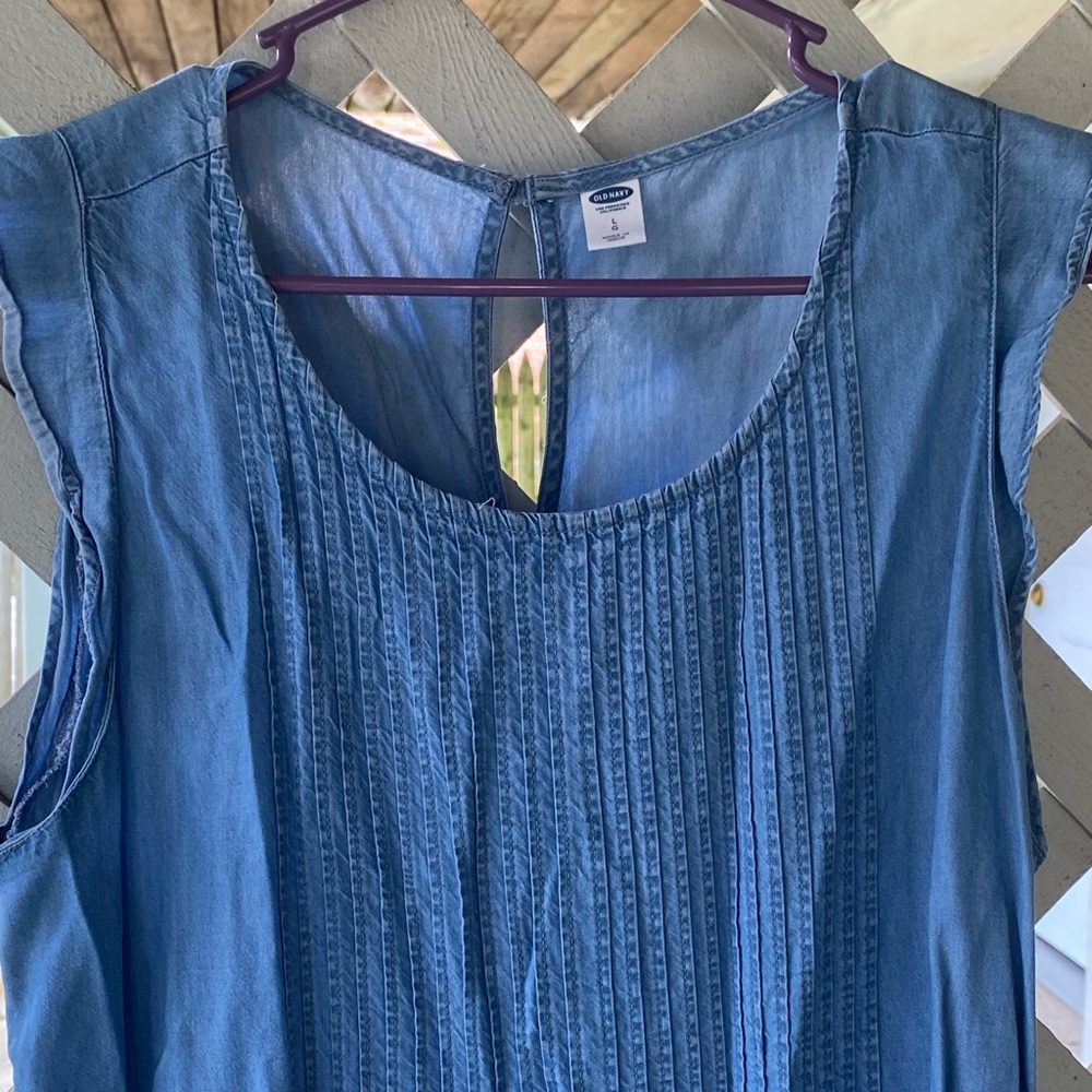 Old Navy fake denim dress